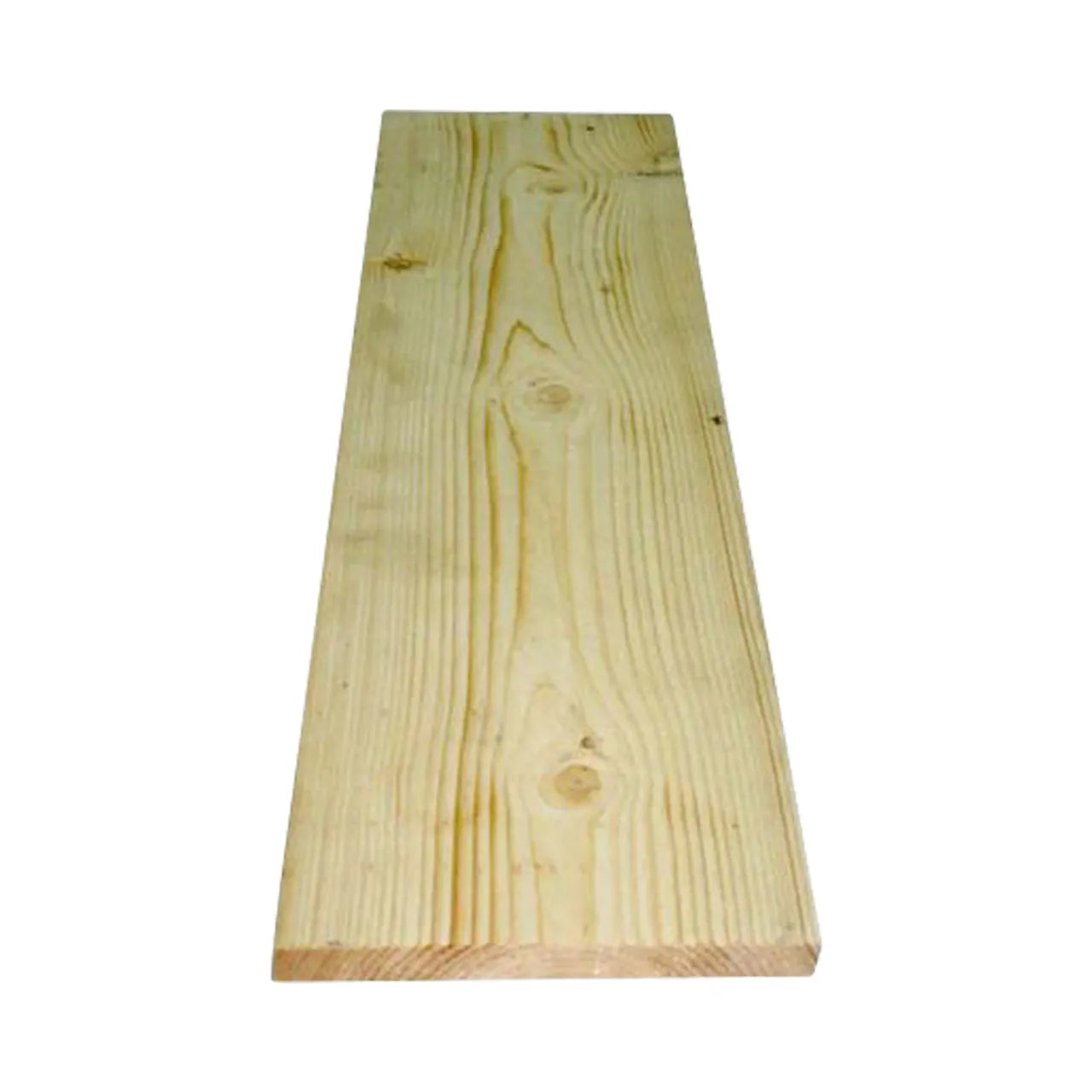 The Go Build 1 in. x 8 in. x 16 ft. Whitewood Ledger Board features a light natural finish with visible grain, photographed on a white background—ideal for exterior lumber or fascia board projects.